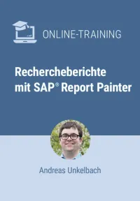 Cover Online-Training Rechercheberichte mit SAP Report Painter - Andreas Unkelbach